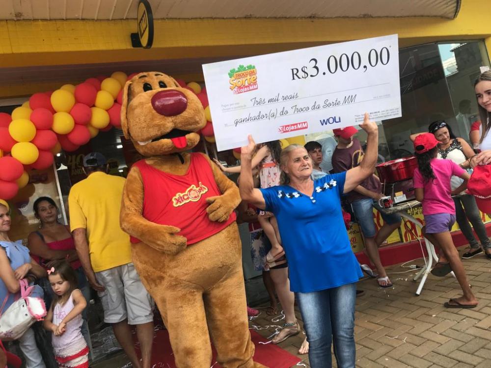 Foto 1 / Cliente MM ganha no Troco da Sorte